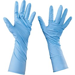 Nitrile Gloves with Extended Cuffs - Xlarge