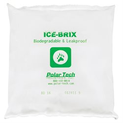 6 1/4 x 6 x 1" - 16 oz. Ice-Brix™ Biodegradable Packs