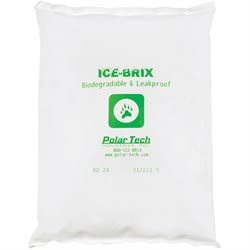 8 x 6 x 1 1/4" - 24 oz. Ice-Brix™ Biodegradable Packs