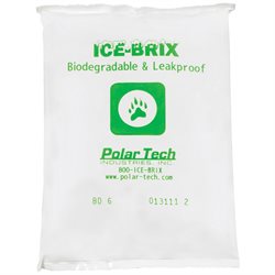 5 1/2 x 4 x 3/4" - 6 oz. Ice-Brix™ Biodegradable Packs