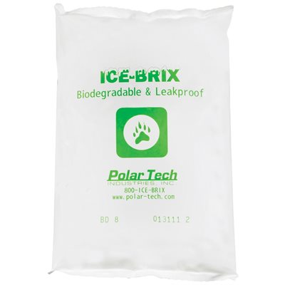 6 x 4 x 3/4" - 8 oz. Ice-Brix™ Biodegradable Packs