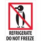 3 x 4" - "Refrigerate - Do Not Freeze" Labels