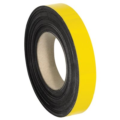 1" x 50' - Yellow Warehouse Labels - Magnetic Rolls