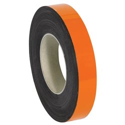 1" x 50' - Orange Warehouse Labels - Magnetic Rolls