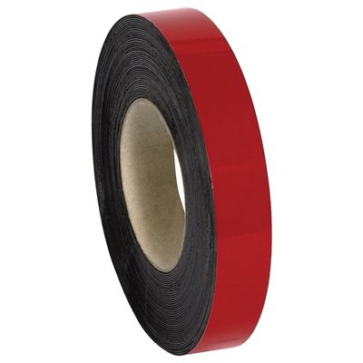 1" x 50' - Red Warehouse Labels - Magnetic Rolls