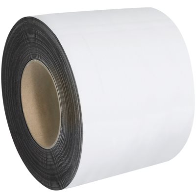 4" x 50' - White Warehouse Labels - Magnetic Rolls