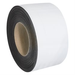 3" x 100' - White Warehouse Labels - Magnetic Rolls