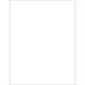 8 1/2 x 11" Glossy White Rectangle Laser Labels