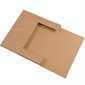 12 1/2 x 12 1/2 x 1" Kraft Easy-Fold Mailers