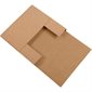 12 1/2 x 12 1/2 x 2 1/2" Kraft Easy-Fold Mailers