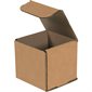 3 x 3 x 3" Kraft Corrugated Mailers