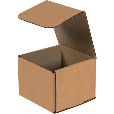 4 x 4 x 3" Kraft Corrugated Mailers