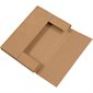 9 5/8 x 6 5/8 x 1 1/4" Kraft Easy-Fold Mailers