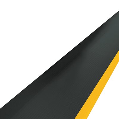 3 x 8' Black/Yellow Economy Anti-Fatigue Mat