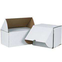 7 5/8 x 6 x 5 7/16" White Outside Tuck Mailers