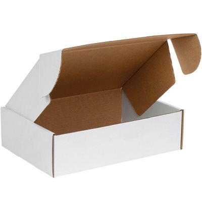 12 x 12 x 3" White Deluxe Literature Mailer