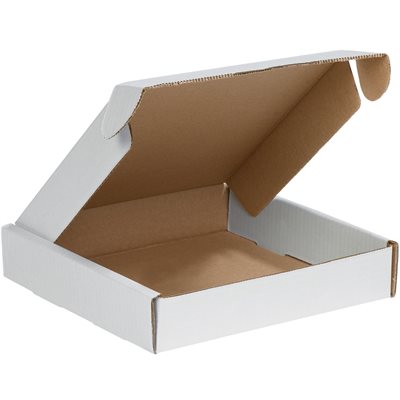 14 x 14 x 2" White Deluxe Literature Mailers