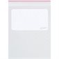 6 x 9" - 2 Mil Minigrip® White Block Reclosable Poly Bags