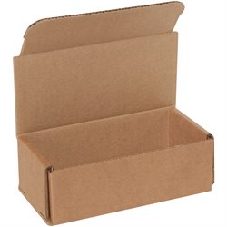 6 1/2 x 3 1/4 x 1 1/4" Kraft Corrugated Mailers