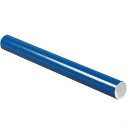 2 x 20" Blue Tubes with Caps