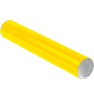3 x 18" Yellow Tubes with Caps