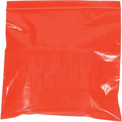 2 x 3" - 2 Mil Red Reclosable Poly Bags