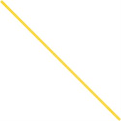 10 x 5/32" Yellow Paper Twist Ties