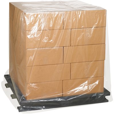 36 x 24 x 43" - 2 Mil Clear Pallet Covers