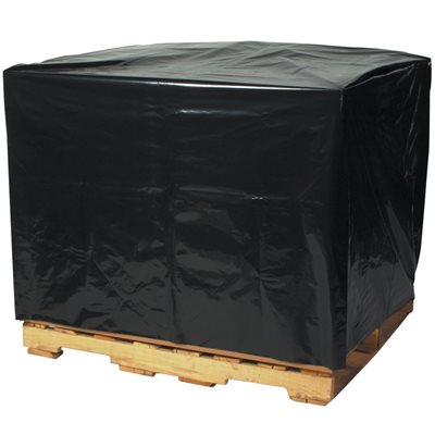 48 x 42 x 66" - 3 Mil Black Pallet Covers