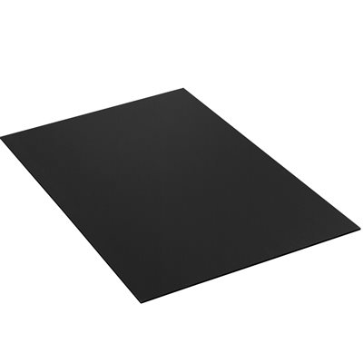 48 x 48" Black Plastic Corrugated Sheets