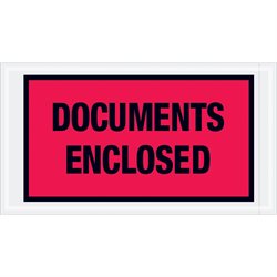 10 x 12" Red "Documents Enclosed" Envelopes