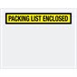 7 x 5 1/2" Yellow "Packing List Enclosed" Envelopes