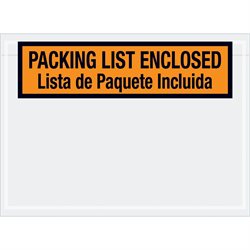7 1/2 x 5 1/2" Bilingual Packing List Envelopes