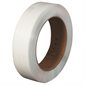 1/2" x .018 x 9000' White 16 x 6" Core Hand Grade Polypropylene Strapping - Embossed
