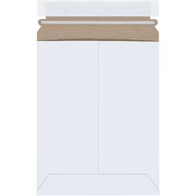 7 x 9" White Self-Seal Flat Mailers