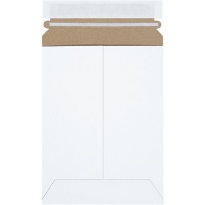 6 x 8" White Self-Seal Flat Mailers