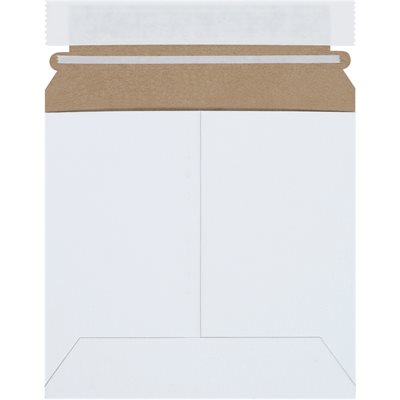 6 3/8 x 6" White Self-Seal Flat Mailers