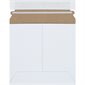 6 3/8 x 6" White Self-Seal Flat Mailers