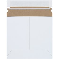 6 3/8 x 6" White Self-Seal Flat Mailers