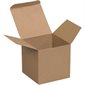 4 x 4 x 4" Kraft Reverse Tuck Folding Cartons