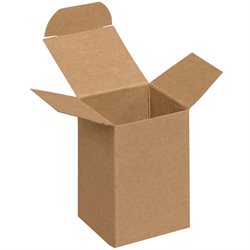 2 x 2 x 3" Kraft Reverse Tuck Folding Cartons