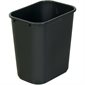 28 Quart - Black Deskside Wastebasket