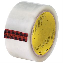 2" x 55 yds. Clear 3M 372 Carton Sealing Tape