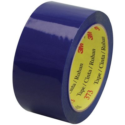 2" x 55 yds. Blue (6 Pack) 3M 373 Carton Sealing Tape