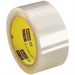 2" x 55 yds. Clear 3M 373 Carton Sealing Tape