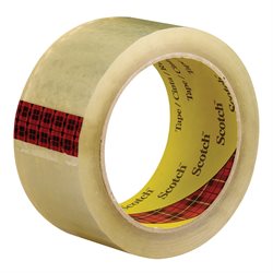 2" x 55 yds. Clear (6 Pack) 3M 3743 Carton Sealing Tape