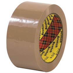 2" x 55 yds. Tan 3M 375 Carton Sealing Tape