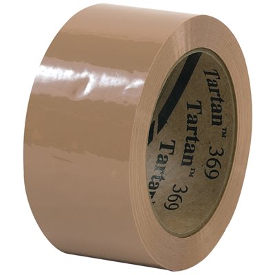 2" x 110 yds. Tan (6 Pack) 3M 369 Carton Sealing Tape