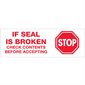 2" x 110 yds. - "Stop If Seal Is Broken" (6 Pack) Pre-Printed Carton Sealing Tape