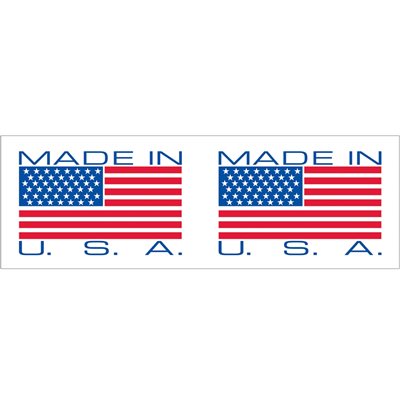 2" x 110 yds. - "Made in USA" Pre-Printed Carton Sealing Tape